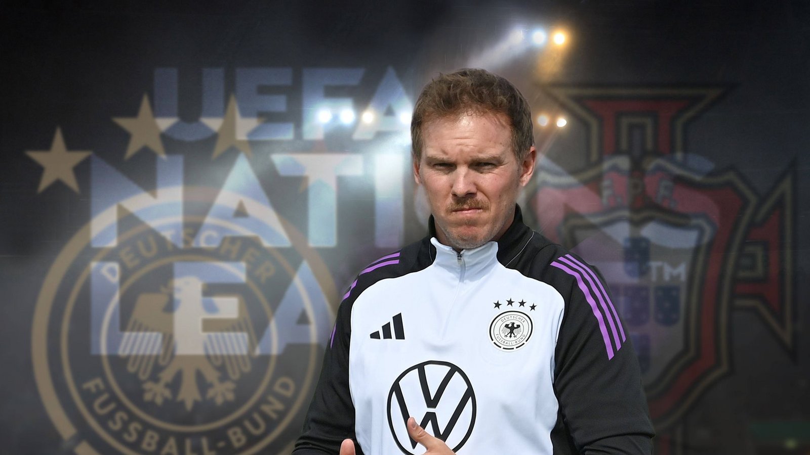 Der Bundestrainer Julian Nagelsmann geht die Mini-Mission Nations League an.Foto: IMAGO/Sven Simon