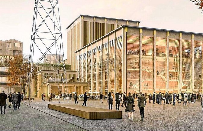 Die Interimsoper bei den Wagenhallen wird weiter geplant, sie soll kleiner werden.<span class='image-autor'>Foto: A+R Architekten/ NL Architects</span>