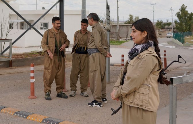 Könnten kurdische Kräfte tatsächlich eine Bodenoffensive im Iran anführen? (Archivbild)<span class='image-autor'>Foto: Rashid Yahya/AP/dpa</span>
