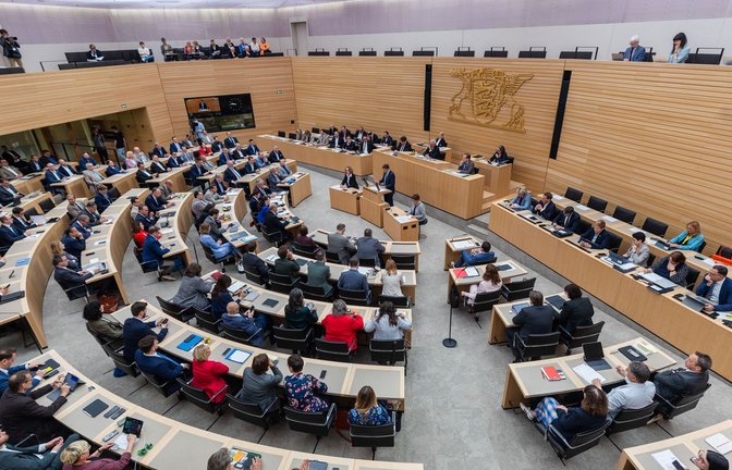 Der Landtag in Baden-Württemberg (Archivbild).<span class='image-autor'>Foto: Christoph Schmidt/dpa</span>