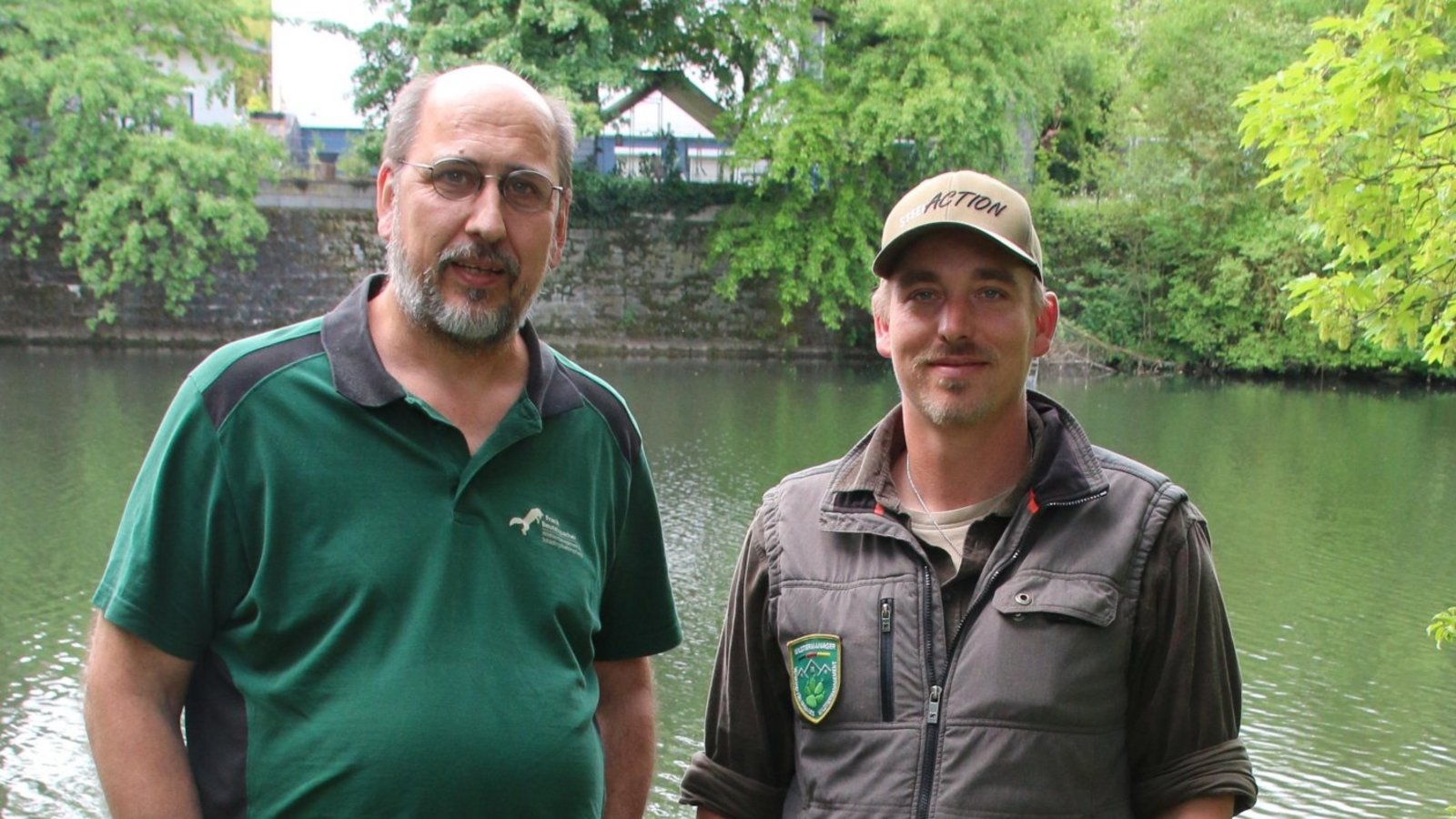 Zwei der drei Stadtjäger: Frank Beutelspacher und Benedict Stirblies (von links). Foto: Mross