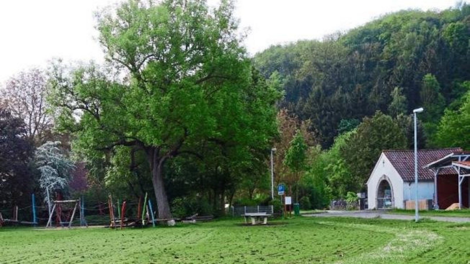 Ein Streifen mit Gänseblümchen darf bleiben. Gesehen in Aurich. Foto: Rücker