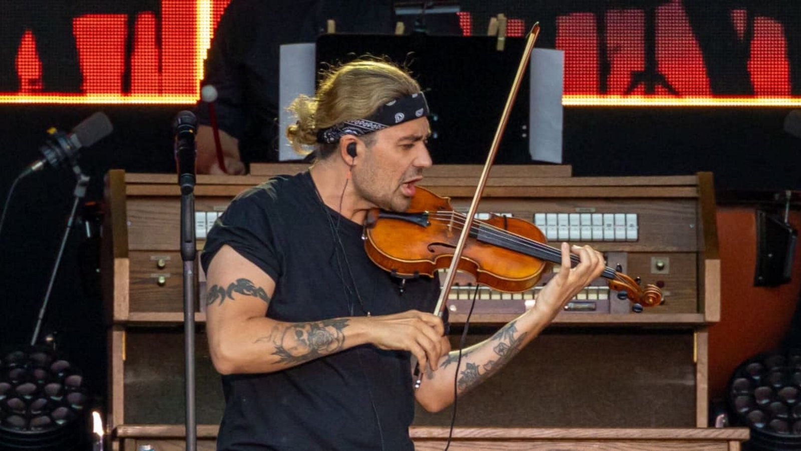 David Garrett beim Auftritt am Sonntag in LudwigsburgAndreas Essig