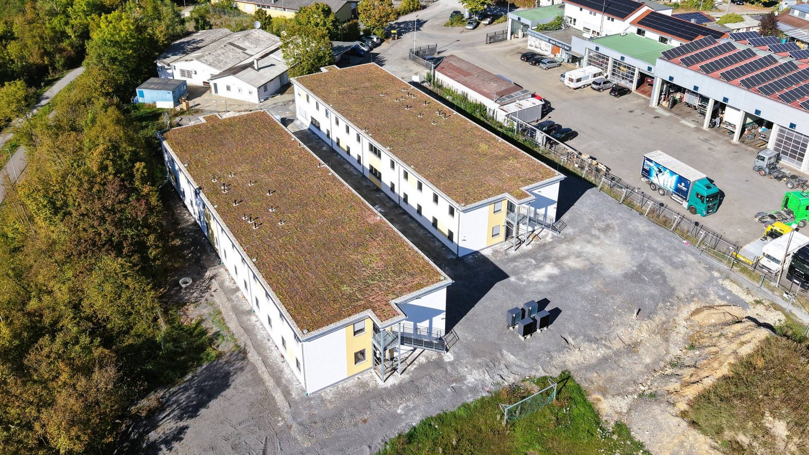 Die neuen Unterkünfte in der Hauffstraße sind bezugsfertig, nur die Außenanlagen fehlen noch. Archivfoto: VKZ/Küppers Die neuen Unterkünfte in der Hauffstraße sind bezugsfertig, nur die Außenanlagen fehlen noch. Archivfoto: VKZ/Küppers