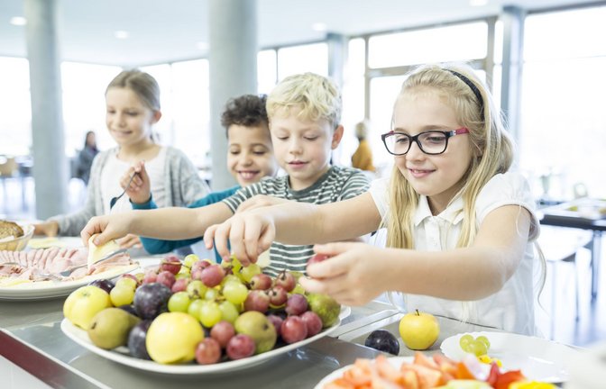 Fleisch und vegetarisches Essen nebeneinander?   In Freiburger Grundschulen hat man sich  für einen anderen Weg entschieden.<span class='image-autor'>Foto: imago//Fotoagentur Westend 61</span>