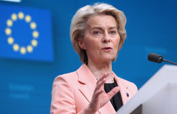 Ursula von der Leyen ist seit dem 1. Dezember 2019 Präsidentin der Europäischen Kommission. Sie strebt eine zweite Amtszeit an.<span class='image-autor'>Foto: IMAGO/Xinhua/IMAGO/Zhao Dingzhe</span>