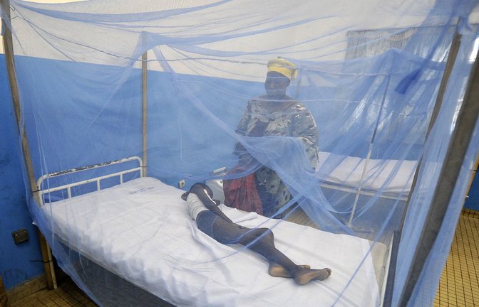 Malaria ist in Afrika sehr häufig. Affenpocken spielen  kaum eine Rolle.<span class='image-autor'>Foto: AFP/Kambou</span>