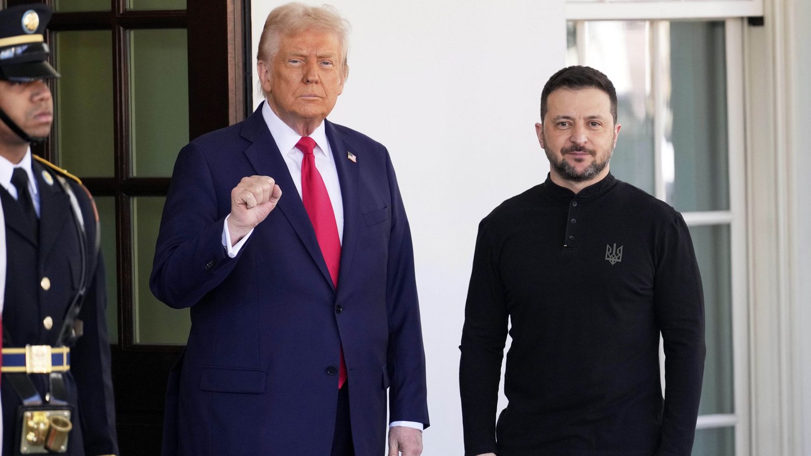 Selenskyj und Trump vor ihrem Eklat im Februar.Foto: Ben Curtis/AP/dpa Selenskyj und Trump vor ihrem Eklat im Februar.Foto: Ben Curtis/AP/dpa