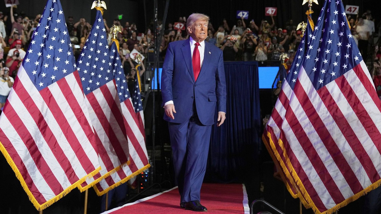 In welche Richtung die USA marschieren, wenn er am 5. November die Präsidentschaftswahl gewinnen sollte, hat Donald Trump schon deutlich gemacht.Foto: Imago/Imagn Images In welche Richtung die USA marschieren, wenn er am 5. November die Präsidentschaftswahl gewinnen sollte, hat Donald Trump schon deutlich gemacht.Foto: Imago/Imagn Images