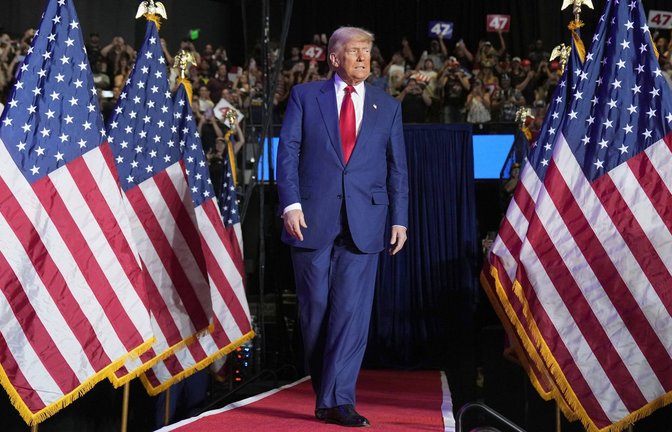 In welche Richtung die USA marschieren, wenn er am 5. November die Präsidentschaftswahl gewinnen sollte, hat Donald Trump schon deutlich gemacht.<span class='image-autor'>Foto: Imago/Imagn Images</span>