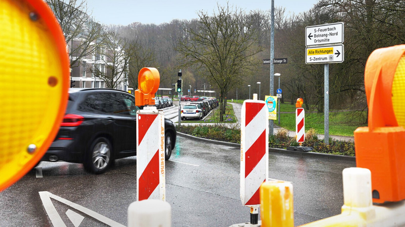 Die Sperrung der Botnanger Straße dauert acht Wochen länger.Foto: Lichtgut/Max Kovalenko