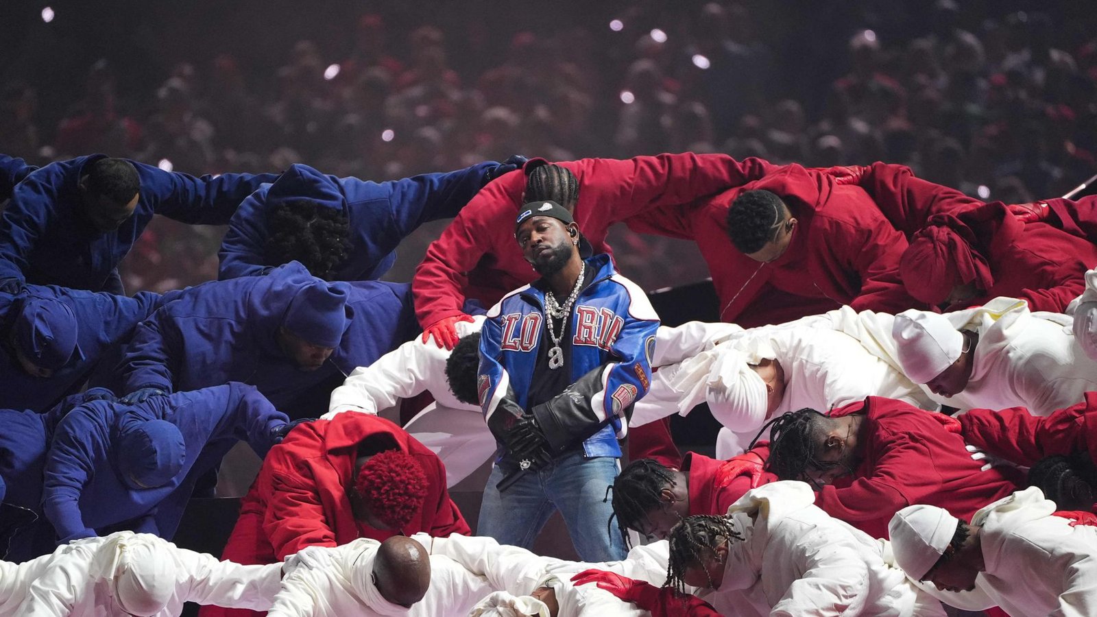 US-Rapper Kendrick Lamar bei seiner Halbzeit-Show beim Super Bowl 2025.Foto: AFP US-Rapper Kendrick Lamar bei seiner Halbzeit-Show beim Super Bowl 2025.Foto: AFP