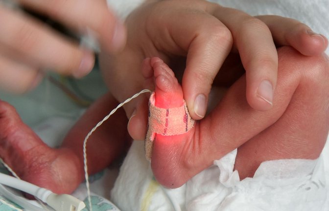 Drogenkonsum während der Schwangerschaft birgt große Gefahren fürs Baby.<span class='image-autor'>Foto: dpa/Waltraud Grubitzsch</span>