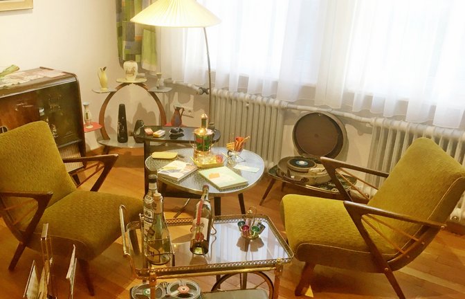Die Einrichtung im Charme der 50er-Jahre.  <span class='image-autor'>Foto: p</span>