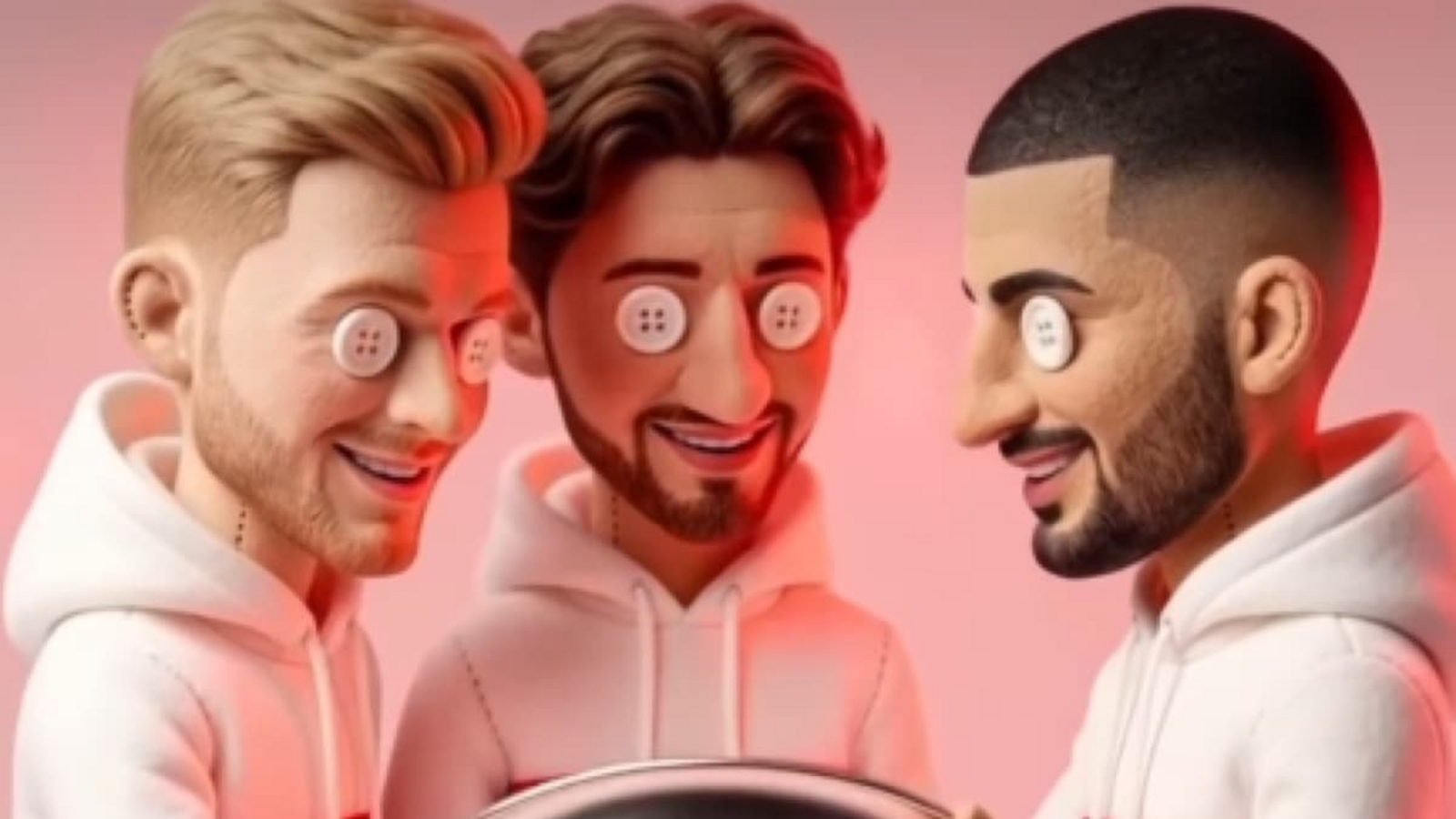 Eine fußballerische und musikalische Parodie rund um den VfB: auch Maximilian Mittelstädt, Angelo Stiller und Deniz Undav (v.li.) sind dabei.Screenshot Parodaiy Eine fußballerische und musikalische Parodie rund um den VfB: auch Maximilian Mittelstädt, Angelo Stiller und Deniz Undav (v.li.) sind dabei.Screenshot Parodaiy