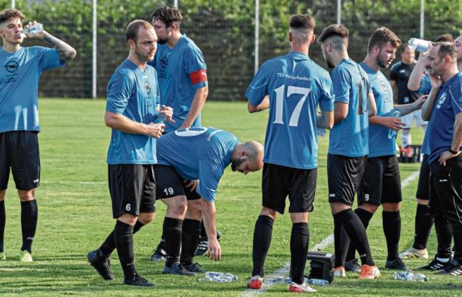 Schweißtreibend war die Vorbereitung beim TSV Häfnerhaslach. Foto: Leitner