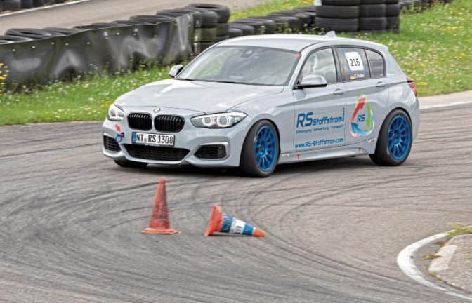 Udo Roller fuhr beim Slalom des MSC Oberderdingen zum Test die weichen Slicks. Foto: privat