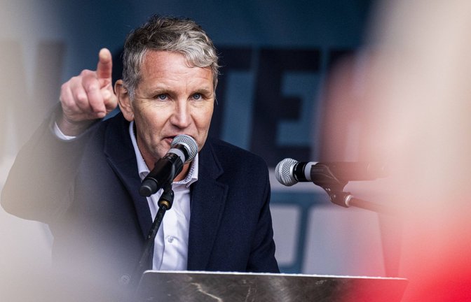 Björn Höcke tritt zur thüringischen Landtagswahl am 1. September als Spitzenkandidat der AfD an.<span class='image-autor'>Foto: Jacob Schröter/IMAGO</span>