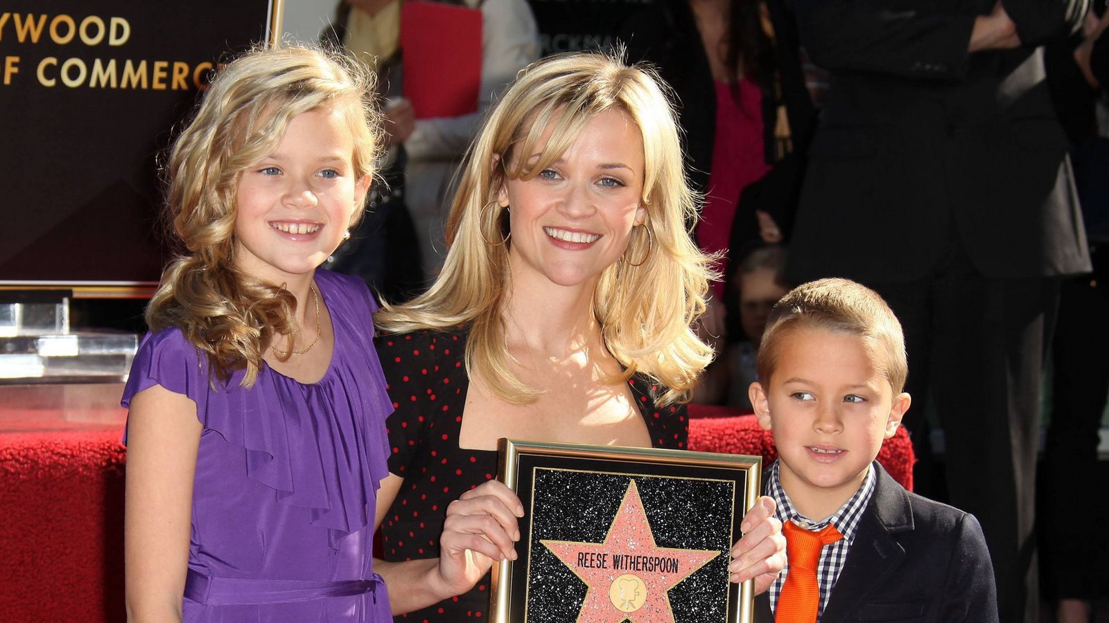 Zwei Kinder hat Schauspielerin Reese Witherspoon aus der Ehe mit ihrem Kollegen Ryan Phillippe: Ava und Deacon.Foto: IMAGO / ZUMA Wire