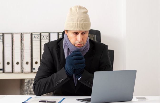 Frieren muss man am Arbeitsplatz nicht.<span class='image-autor'>Foto: cunaplus / shutterstock.com</span>