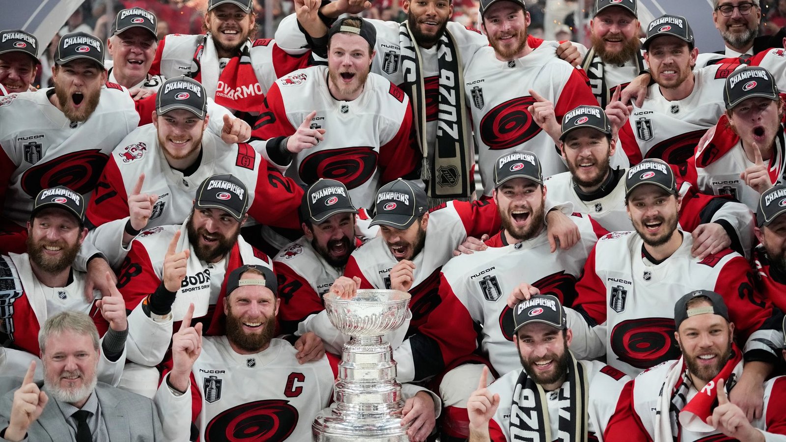 Die Hurricanes präsentierten sich als echtes Team.Foto: John Locher/AP/dpa Die Hurricanes präsentierten sich als echtes Team.Foto: John Locher/AP/dpa