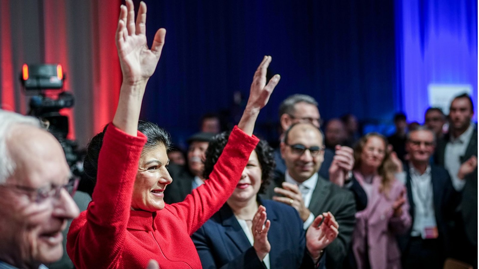 Sahra Wagenknecht beim Parteitag des Bündnis Sahra Wagenknecht (BSW) in Berlin.Foto: dpa/Kay Nietfeld Sahra Wagenknecht beim Parteitag des Bündnis Sahra Wagenknecht (BSW) in Berlin.Foto: dpa/Kay Nietfeld