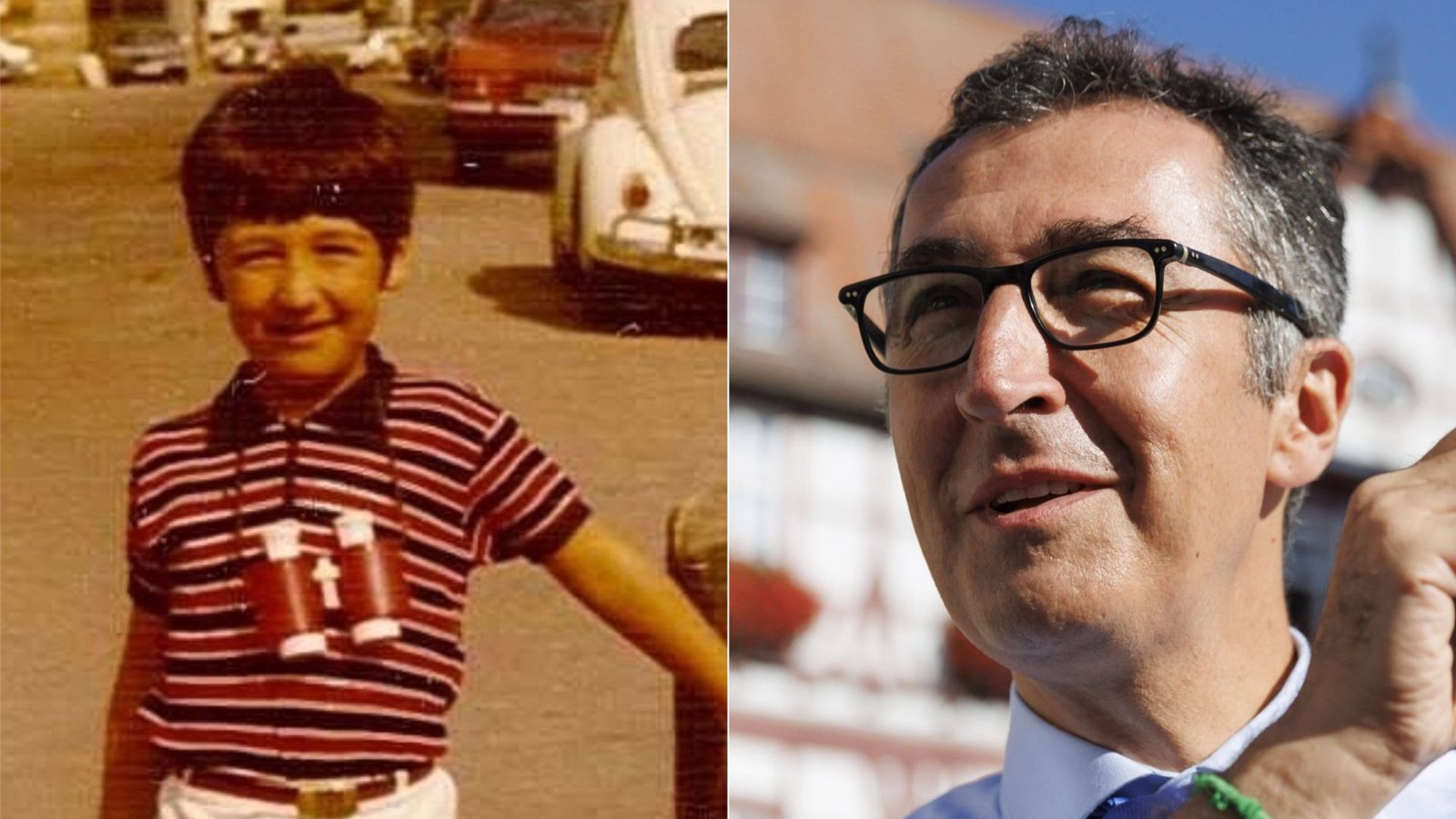 Cem Özdemir im Lauf der Zeit: damals als kleiner Junge in Bad Urach, heute als Bundesminister.Foto: privat, imago//Julian Rettig Cem Özdemir im Lauf der Zeit: damals als kleiner Junge in Bad Urach, heute als Bundesminister.Foto: privat, imago//Julian Rettig