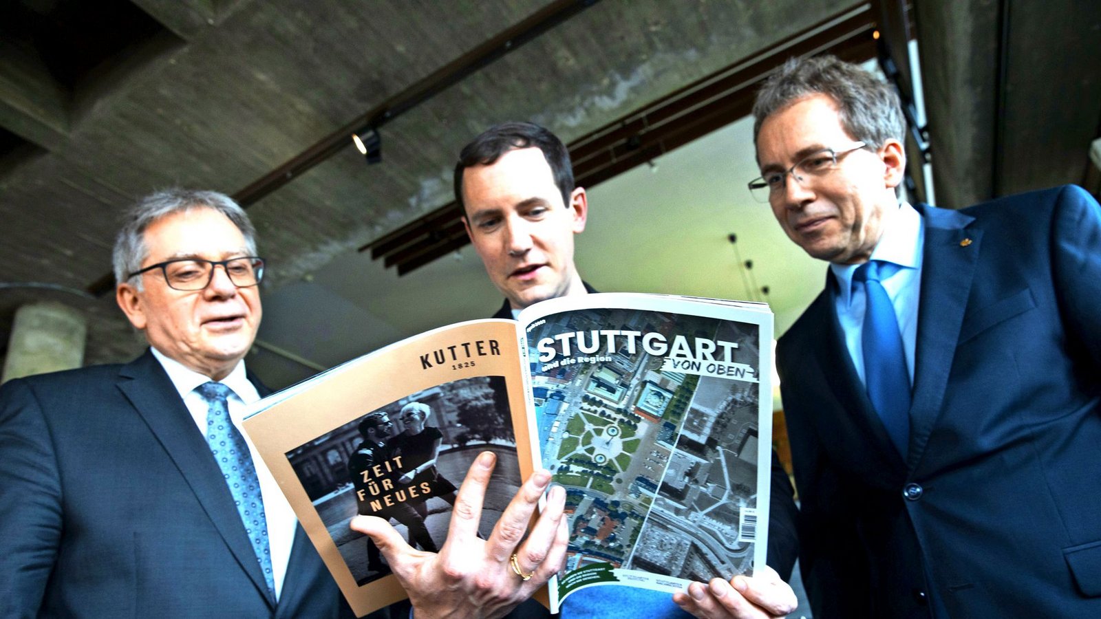 Dieter Ziesel, Jan Georg Plavec und Gerald Maier (v. l.) mit dem MagazinFoto: Lg/Leif Piechowski Dieter Ziesel, Jan Georg Plavec und Gerald Maier (v. l.) mit dem MagazinFoto: Lg/Leif Piechowski