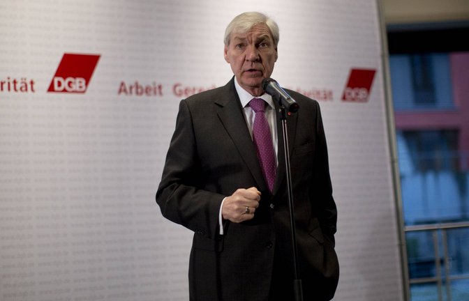 Der Gerwerkschafter Michael Sommer ist verstorben.<span class='image-autor'>Foto: imago/Christian Thiel</span>