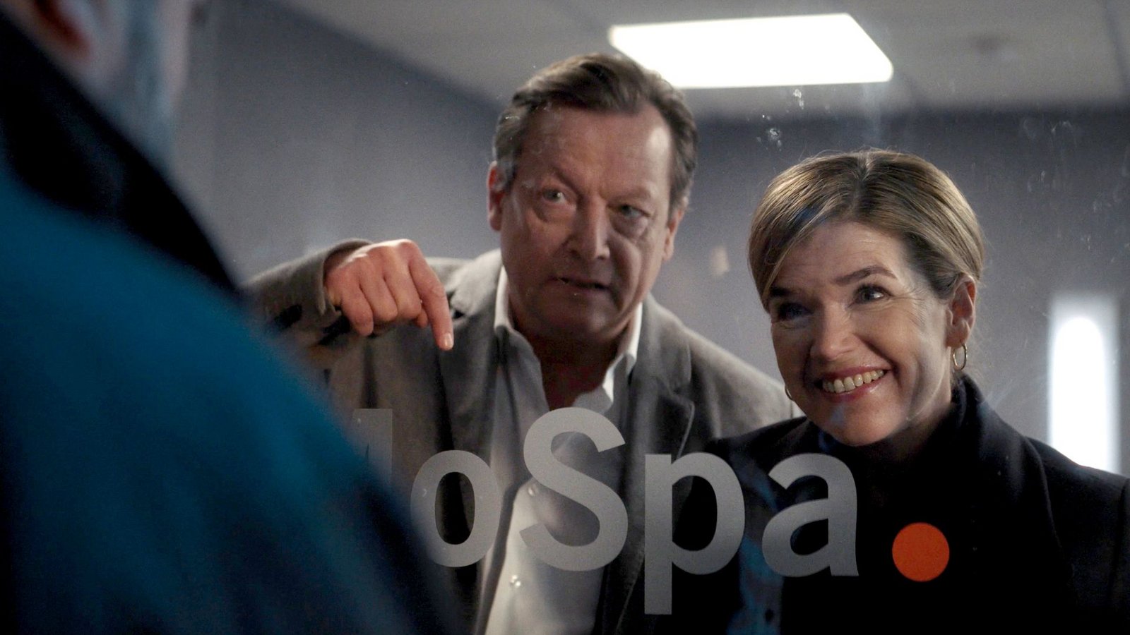 Anke Engelke und Matthias Brandt in einer neuen  „Kurzschluss“-Folge.Foto: WDR/btf