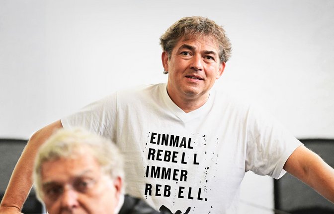 Michael Ballweg will weiter als Freiheitskämpfer gesehen werden.<span class='image-autor'>Foto: AFP</span>