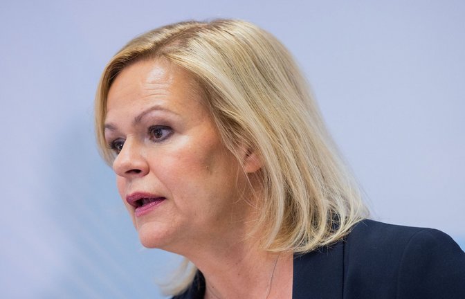 Nancy Faesers Vorschlag stößt beim Koalitionspartner FDP auf Widerstand.<span class='image-autor'>Foto: Rolf Vennenbernd/dpa</span>