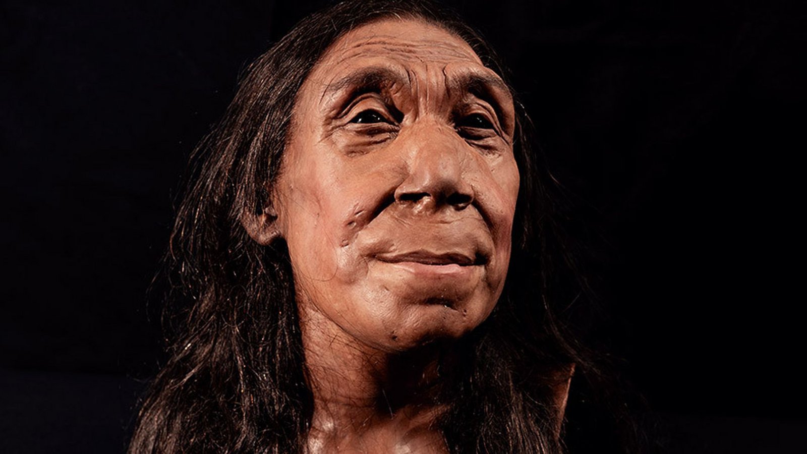 So könnte die Neandertalerin Shanidar Z vor 75 000 Jahren ausgesehen haben.Foto: © BBC Studios/Jamie Simons