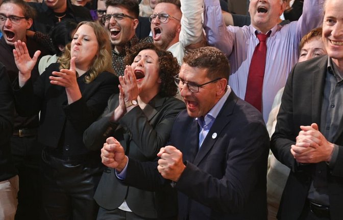 Knapp, aber eben doch geschafft: Das BSW hat die Fünf-Prozent-Hürde bei der Landtagswahl in Sachsen-Anhalt überwunden.<span class='image-autor'>Klaus-Dietmar Gabbert/dpa</span>