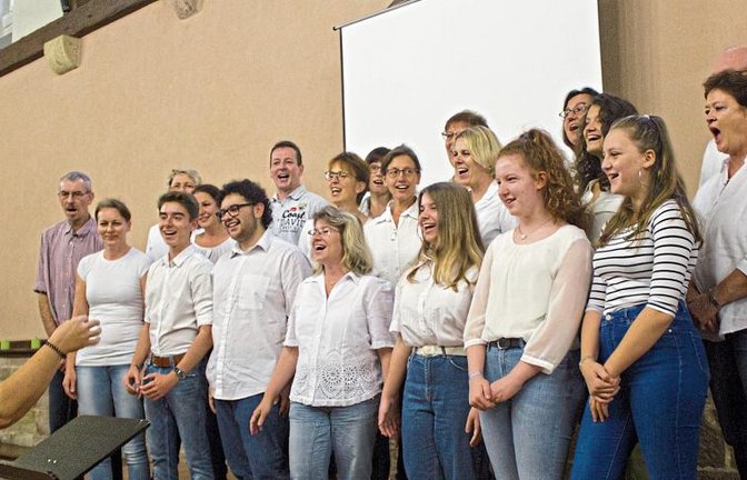 Auch die Gündel-Beats vom Liederkranz Gündelbach trugen in Maulbronn zur Vielfalt des Programms der diversen Chöre bei.  Foto: Friedrich