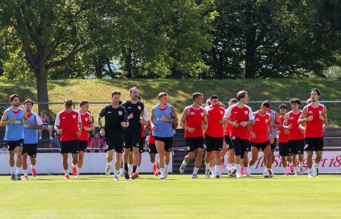 Der VfB bereitet sich in Grassau auf die kommende Saison vor.<span class='image-autor'>Baumann/Alexander Keppler</span>