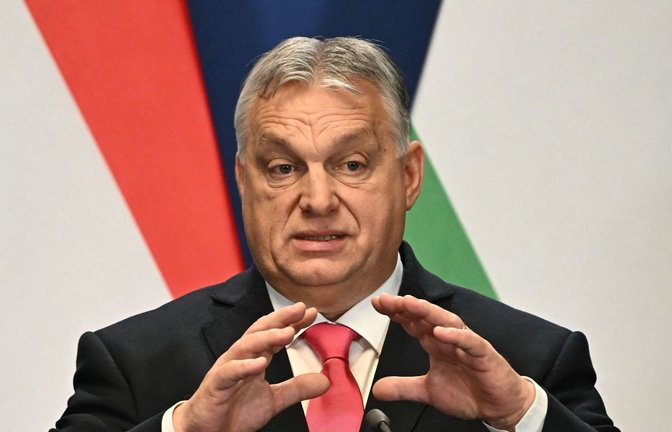 Ungarns Regierungschef Viktor Orban (Archivbild)<span class='image-autor'>Foto: AFP/ATTILA KISBENEDEK</span>