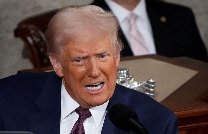 US-Präsident Trump: Das Weiße Haus bestätigt direkte Gespräche mit der Hamas (Archivfoto).<span class='image-autor'>Foto: Getty Images via AFP/ANDREW HARNIK</span>