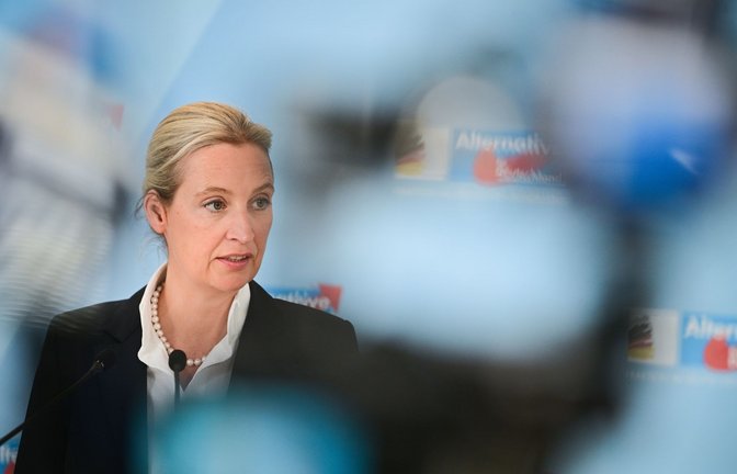 Die AfD um Alice Weidel konnte in einer neuen Umfrage zulegen. (Symbolbild)<span class='image-autor'>Foto: Sebastian Gollnow/dpa</span>