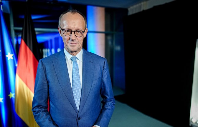 Grund zum lächeln hat er selten: Kanzler Friedrich Merz bei seiner Neujahrsansprache.<span class='image-autor'>Foto: Kay Nietfeld/dpa-Pool/dpa</span>
