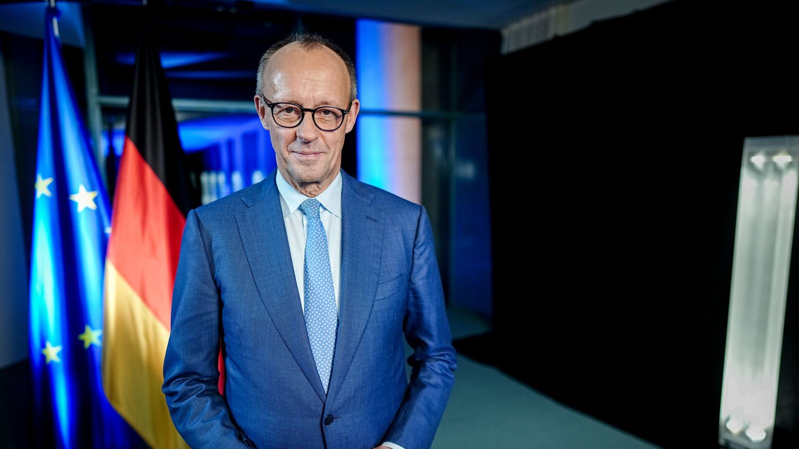 Grund zum lächeln hat er selten: Kanzler Friedrich Merz bei seiner Neujahrsansprache.Foto: Kay Nietfeld/dpa-Pool/dpa