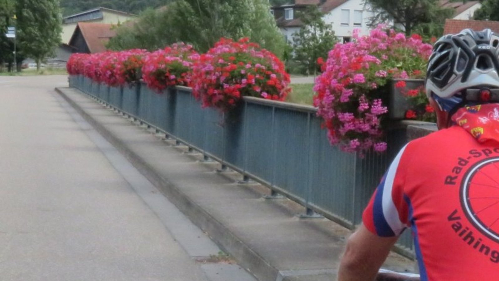 Über die Roßwager Enzbrücke.