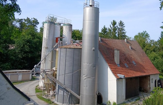 Blick auf die Mühle.