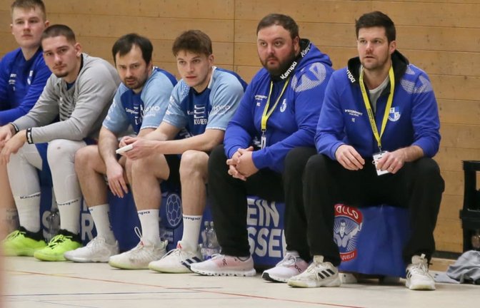 Beim TV Weilstetten übernimmt Mario Strölin (2.v.r.) das Traineramt von TVW-Urgestein Felix Euchner (re.)<span class='image-autor'>Kara</span>