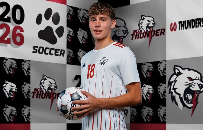 Silas Stotz im Trikot des Northwest Iowa Community College. <span class='image-autor'>Foto: privat</span>
