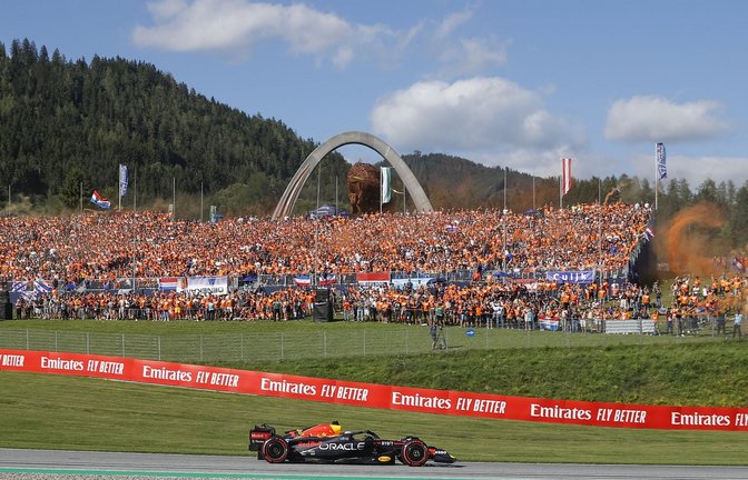 Beim Grand Prix von Österreich werden insgesamt 300.000 Fans erwartet.<span class='image-autor'>Foto: Erwin Scheriau/APA/dpa</span>
