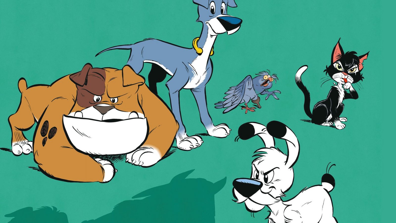 Heute hat der Vierbeiner sogar eine eigene Animations- und Comicserie.Foto: --/Verlag Albert René/dpa