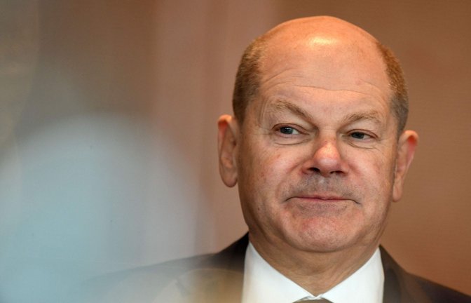 Olaf Scholz hat zu einer Politik der Abschreckung aufgerufen. (Archivbild)<span class='image-autor'>Foto: AFP/RALF HIRSCHBERGER</span>