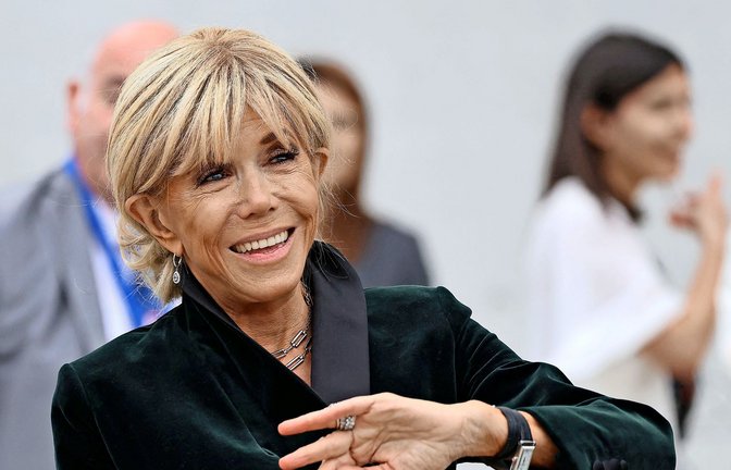 Brigitte Macron bei einem Besuch in Athen<span class='image-autor'>Foto: Ludovic Marin/AFP</span>