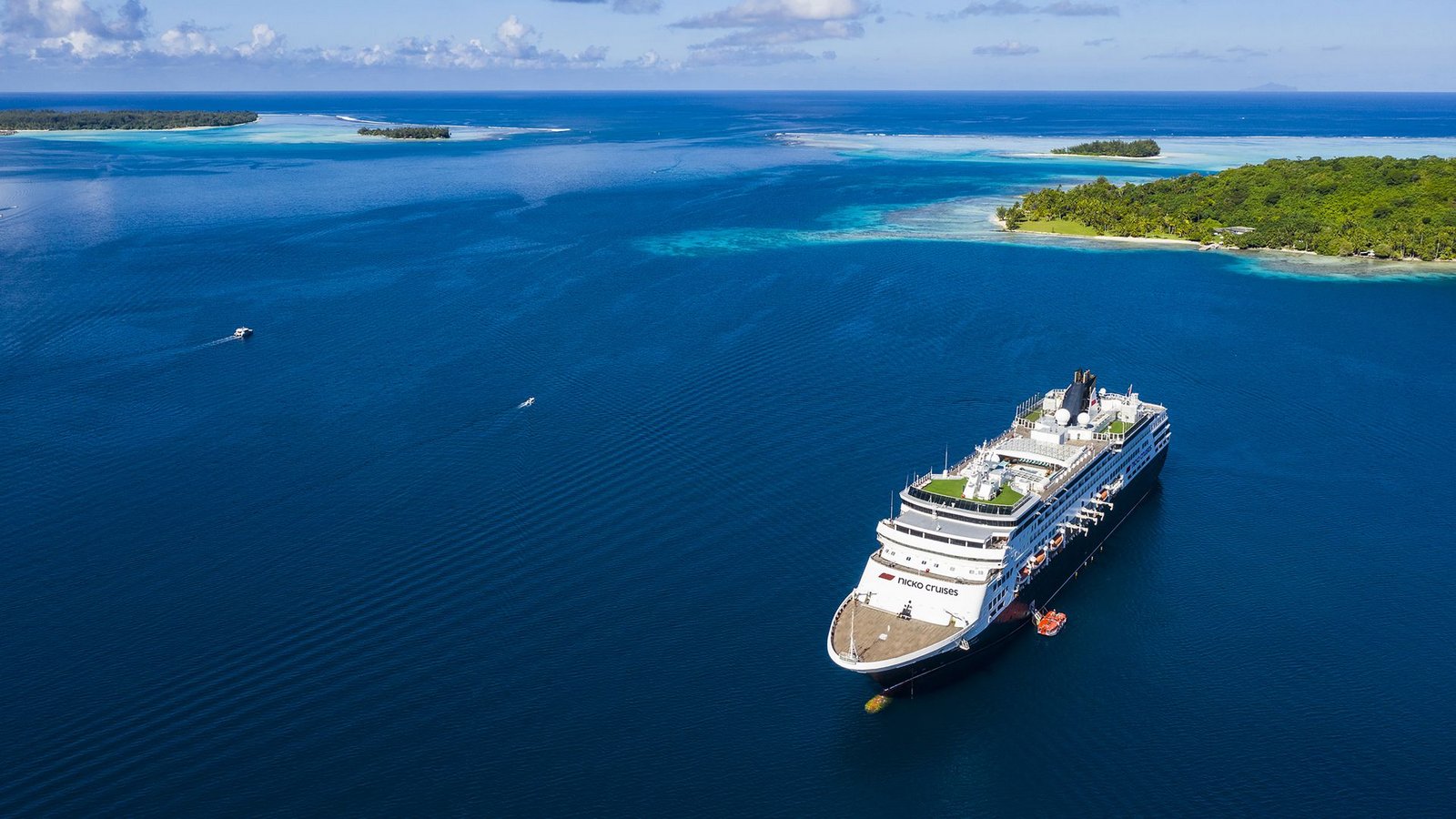 Die „Vasco da Gama“ von Nicko Cruises im Südpazifik.Foto: © Holger Leue / www.leue-photo.com